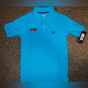 Size 8 ✨ Boy’s Champs Polo in Pond Blue